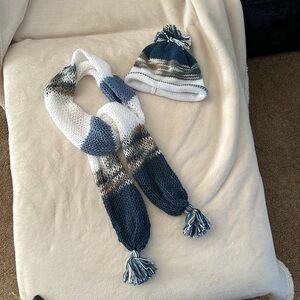 Handcrafted Crocheted Scarf and Hat set